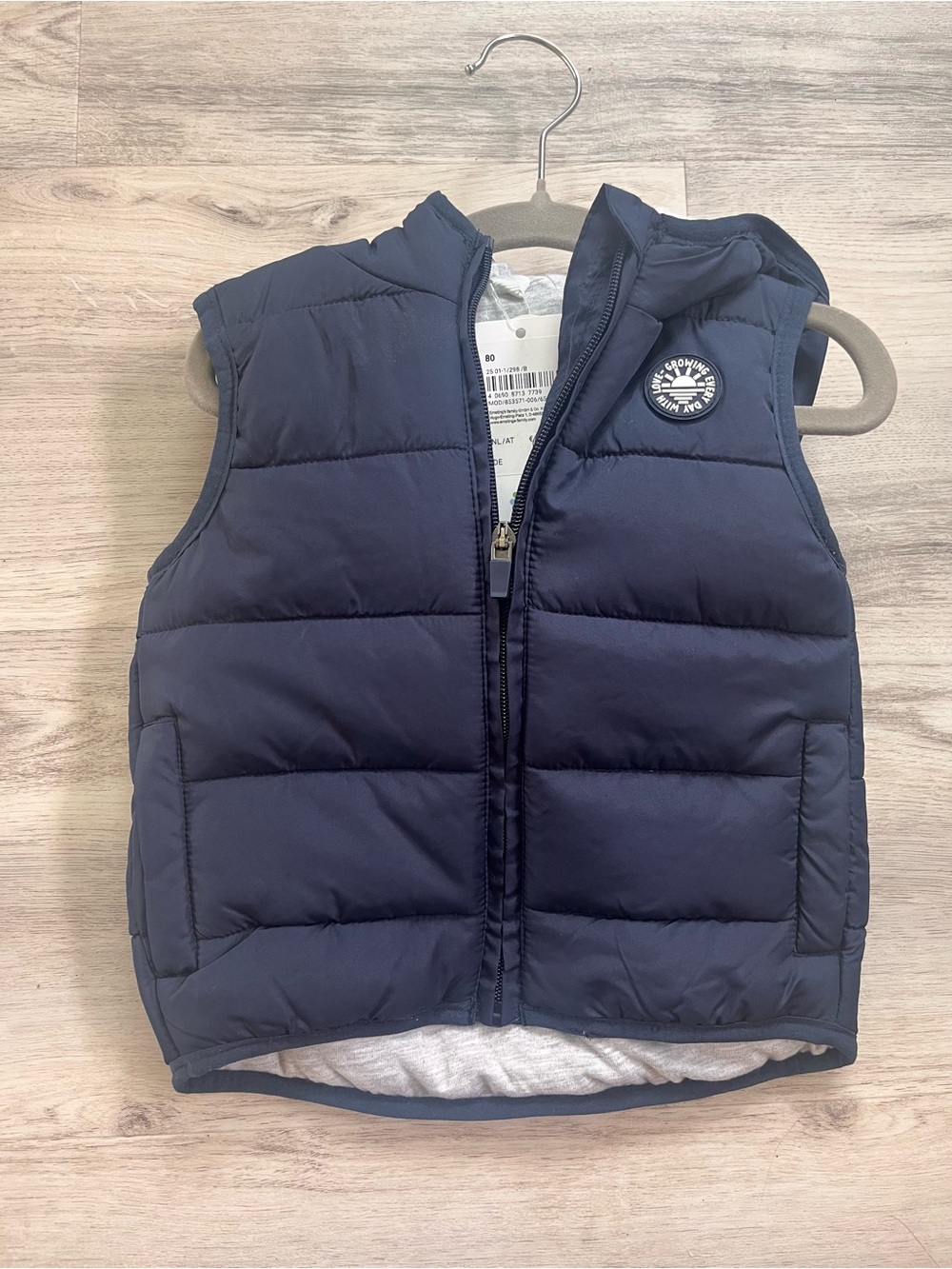 NWT Kids Navy Puffer Vest